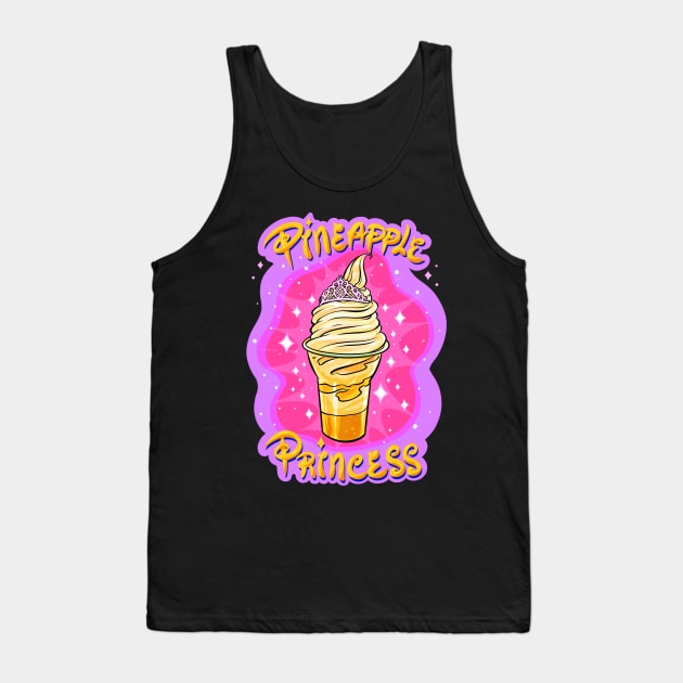 Dole Whip Float Pineapple Princess Alert Tank Top by IEatFanBoys